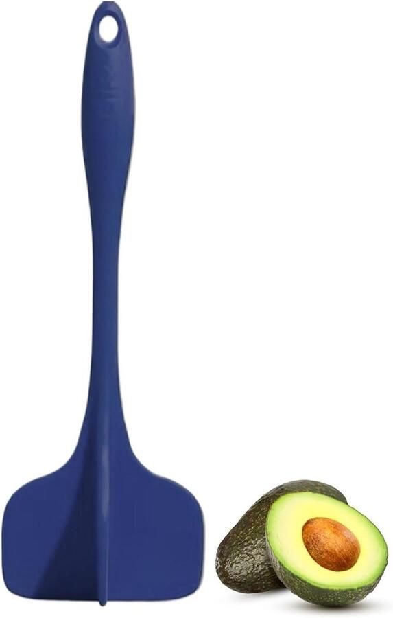 Gehaktmolen Keukenhulpje Vleesvermaler Handvat Sausen Maken Gebogen Vorm 28 cm Lengte Blauw