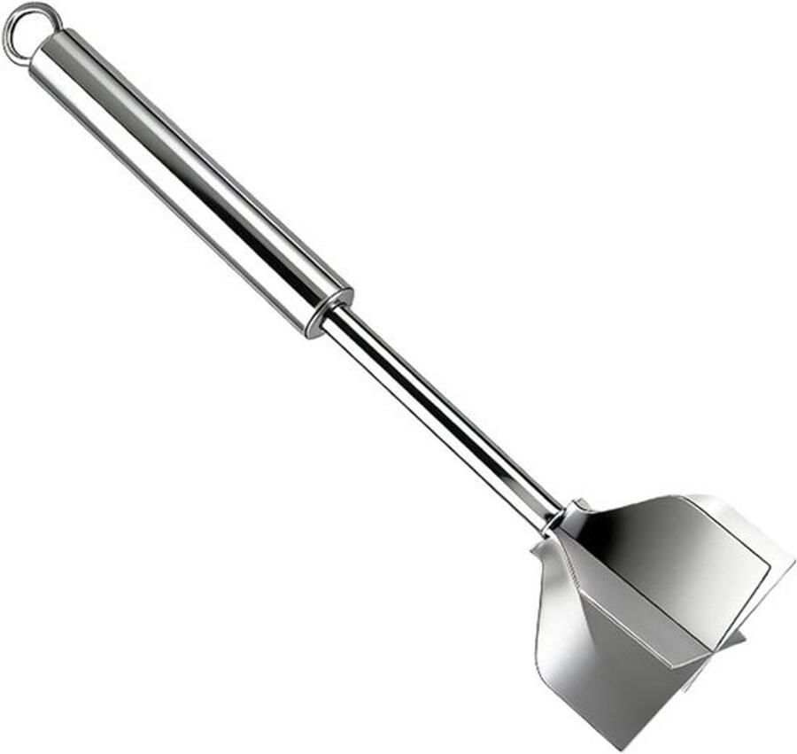 Gehaktmolen Roestvrij Staal Hamburger Drukker Vleeshakker Maaltijd Bereiding Ergonomisch Handvat 28 x 8 x 8 cm