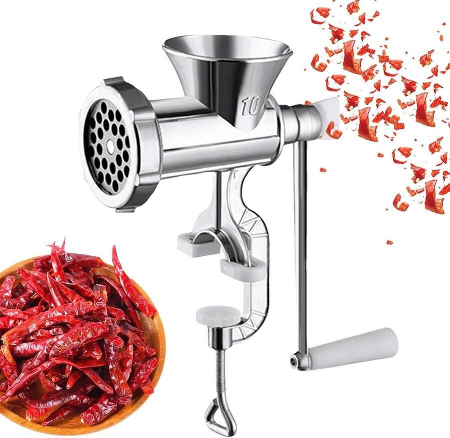 Gehaktmolen Worstvuller Vleesmolen Vulmiddel Worst Maken Aluminiumlegering 28x26.5 cm