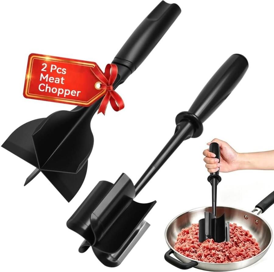 Gehaktvleesmolen met 5 Messen Wit 28 x 6 cm Kunststof en Hittebestendig Voor Vlees en Aardappelen