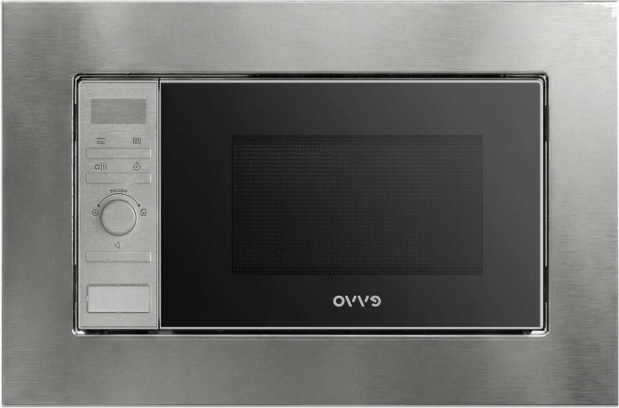 Geïntegreerde Magnetron Inbouwmagnetron Grill Keuken Gemak Roestvrij Staal Design 21 Liter Zwart