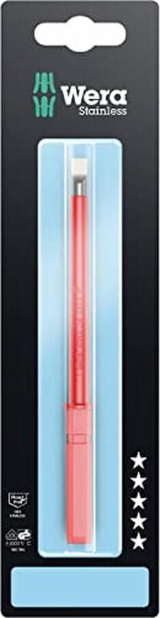 Geïsoleerd schroevendraaiermes Kraftform Compact VDE 3060 Roestvrij staal 1 2 x 6 5 x 154 mm