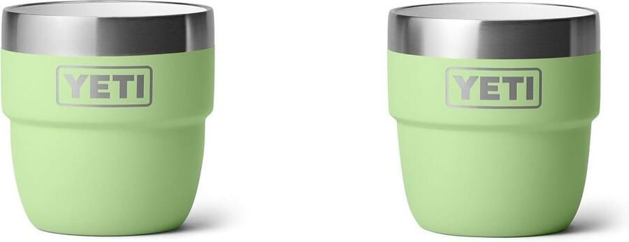 Geïsoleerde Espresso Kopjes Set van 2 RVS Stapelbaar Koffiekopje