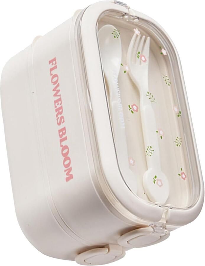 Geïsoleerde Lunch Container Maaltijd Bento Box Warme Maaltijden Onderweg Twee Laag Lekvrij
