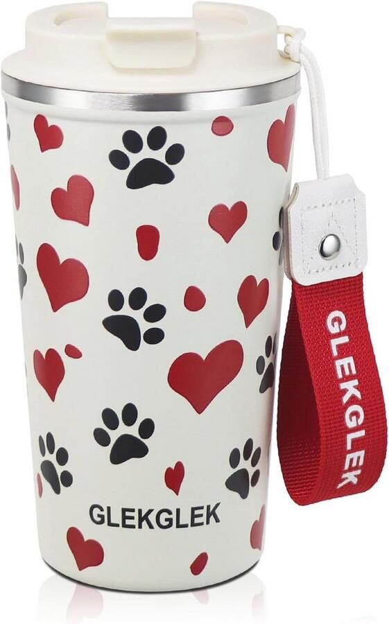 Geïsoleerde Reismok 510ml Dubbelwandig Lekvrij Perfect voor Warme Dranken