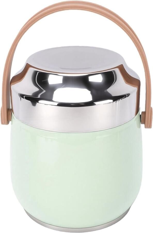 Geïsoleerde Voedselcontainer Thermos Lunchpot Maaltijden Warm Houden Draagbaar en Multifunctioneel 24x19x18.5 cm
