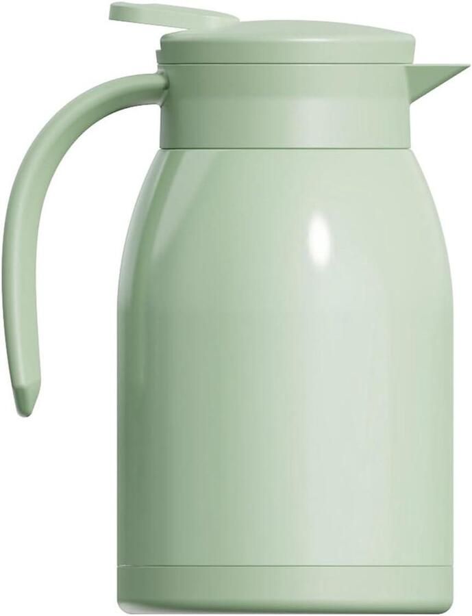 Geïsoleerde Waterkoker Draagbare Kan Dranken Warm Houden Roestvrij Staal 1200ml Mintgroen
