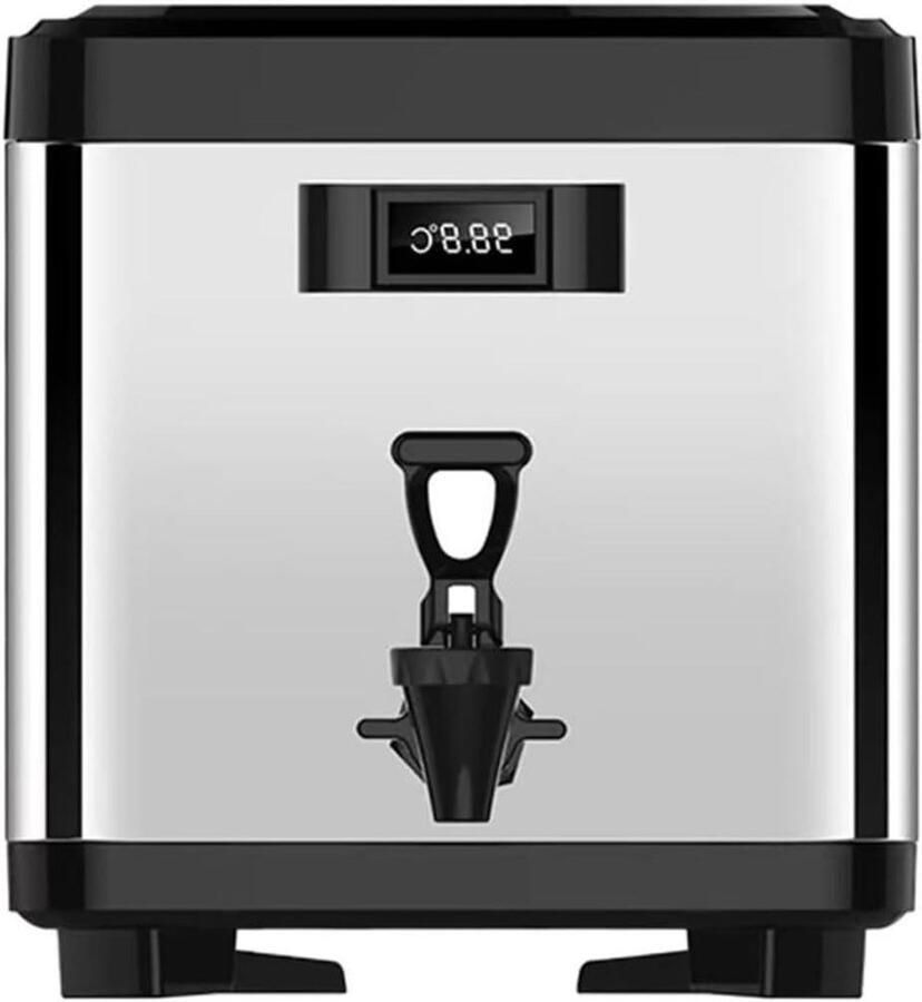 Geïsoleerde Waterkoker Heetwaterfles Thermos Dranken Warm Houden Intelligente Temperatuurweergave 6L 8L 10L Zilver