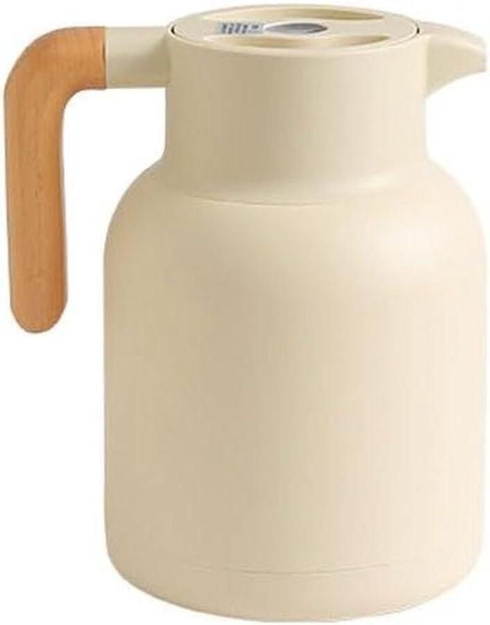Geïsoleerde Waterkoker Hete Koffie Server Dranken Warm Houden One-touch Bediening 13 2 Liter Zilver