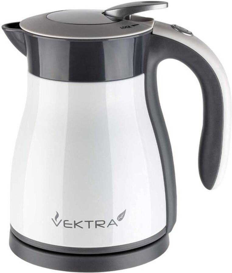 Geïsoleerde Waterkoker Thermoskan 1 5 Liter Capaciteit 1350 Watt Vermogen Roestvrij Staal Materiaal Wit Kleur Voor Koken En Warme Dranken