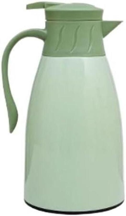 Geïsoleerde Waterkoker Thermoskan Drankdispenser Warme Dranken Serveren 6-laags Isolatieproces 1.9 Liter Capaciteit Wit