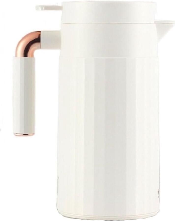 Geïsoleerde Waterkoker Thermoskan Dranken Warm Houden 24 Uur Hittebehoud 15 Liter Wit