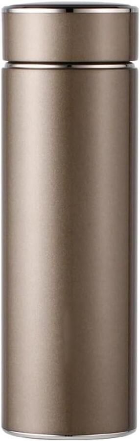 Geïsoleerde Waterkoker Thermoskan Ketel Dranken Warm Houden Roestvrijstalen Isolatie 5 x 20.8 cm Zilver