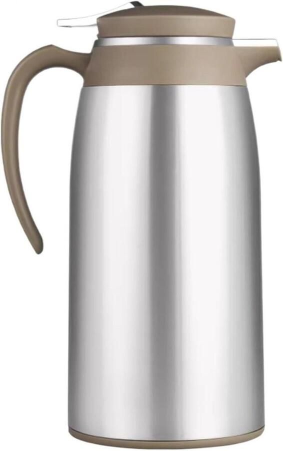 Geïsoleerde Waterkoker Thermoskan Koffiepot Dranken Warm Houden Vacuüm Isolatie 1.9L One Color