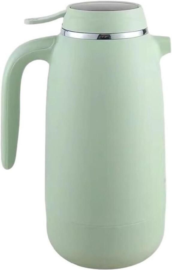 Geïsoleerde Waterkoker Thermoskan Koffiepot Langdurig Warm Houden Lekvrije Flessenstop 1.6 Liter One Color