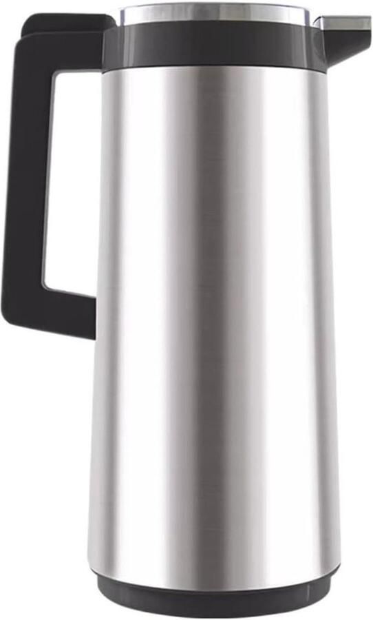 Geïsoleerde Waterkoker Thermoskan Kruik Dranken Warm Houden 24 Uur Isolatie 1.6 Liter Zilver