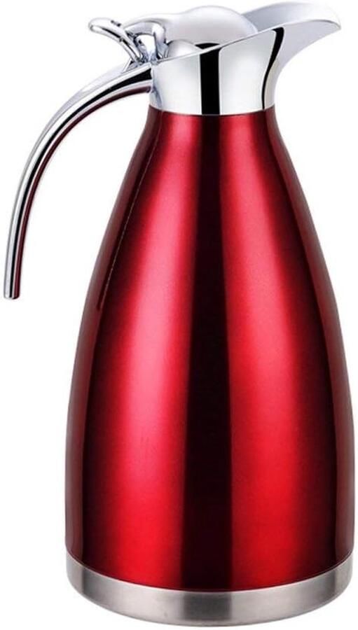 Geïsoleerde waterkoker Thermoskan pot Dranken warm houden Roestvrij staal dubbelwandig 15 liter Roze