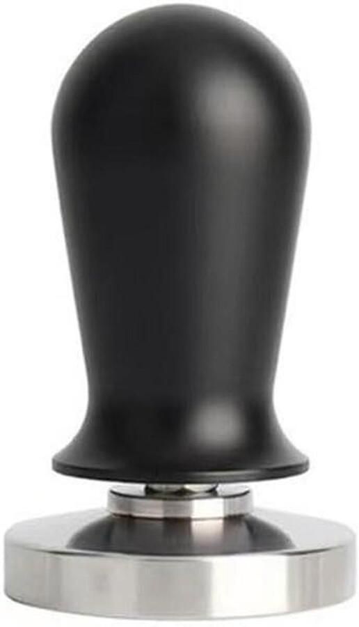 Gekalibreerde Koffiestamper Espresso Tamper Espresso Bereiden Precisie Arc Edge Design 51 mm Zwart