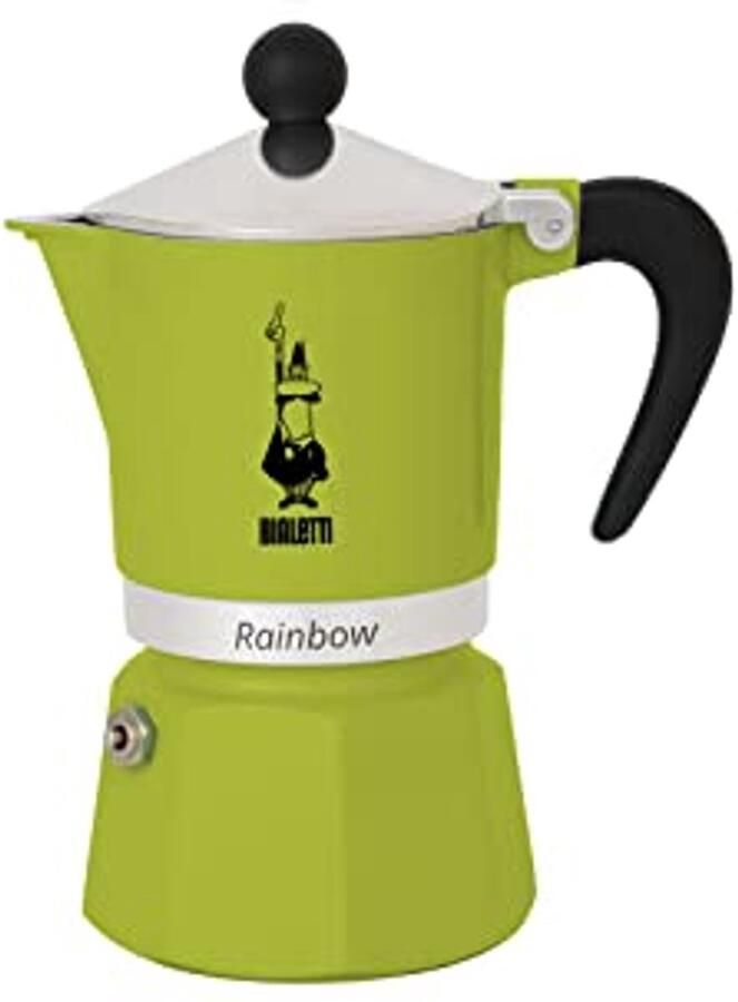 Kleurig aluminium koffiezetapparaat voor 1 kop