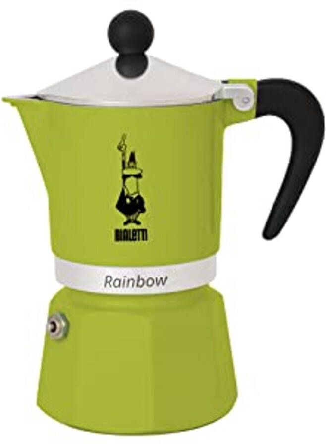 Gekleurd Koffiezetapparaat met 6 Kopjes van Aluminium