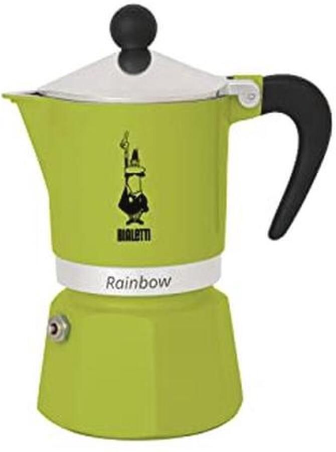 Kleurig aluminium koffiezetapparaat voor 1 kop