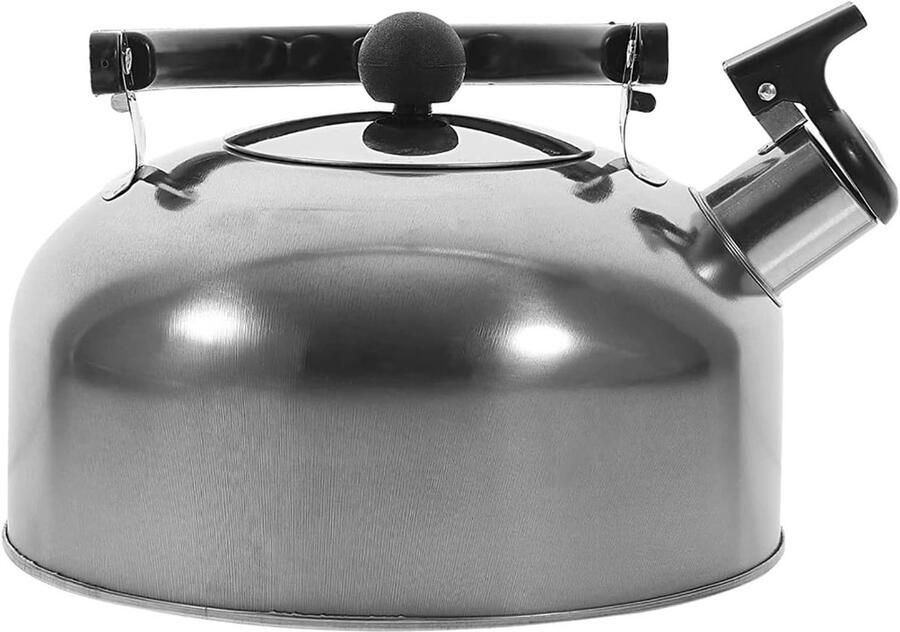 Geklokte Waterkoker Theepot Ketel Water Koken Roestvrij Staal 5 Liter Zilver