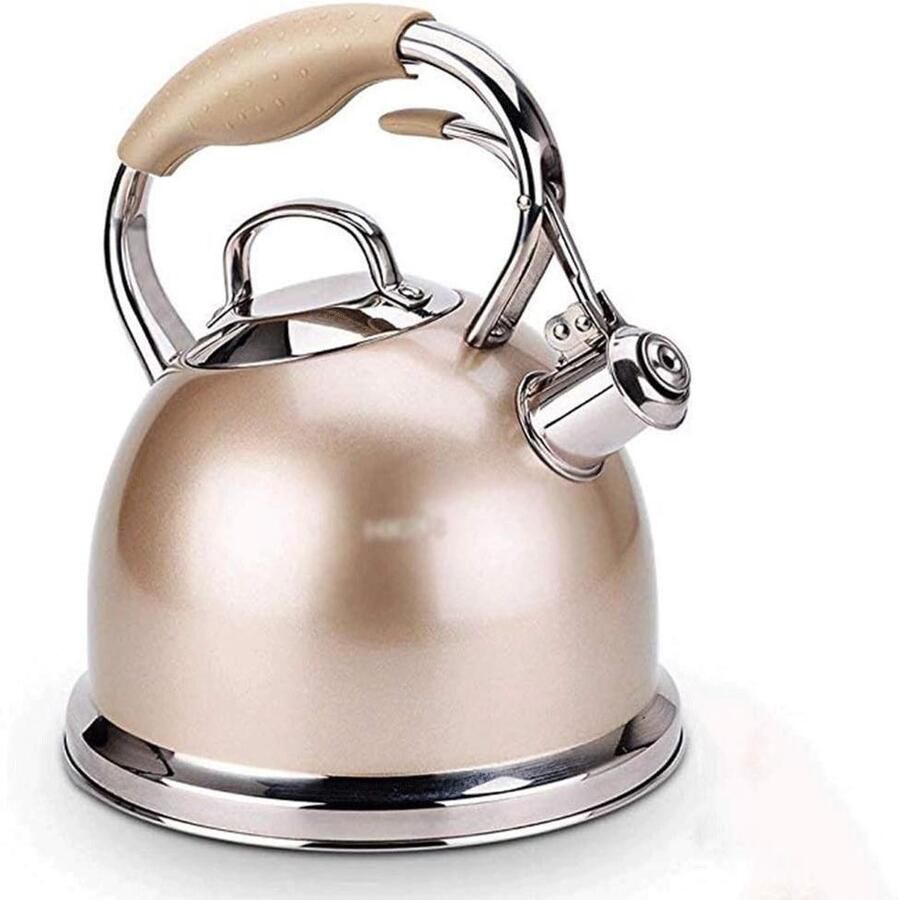 Geklokte Waterkoker Theepot RVS Water Koken Vaatwasserbestendig 2 Liter Zilver
