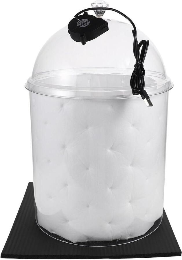 Geluidsisolerende Blenderhoes Keukenmachine Demper Stil Koken Acryl Koepel 37x25x25 cm Transparant