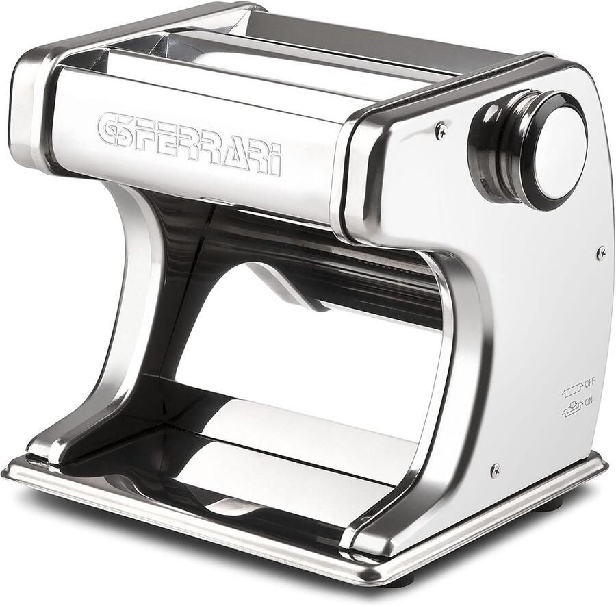 Gemotoriseerde Pastamachine van RVS voor Verse Lasagne Spaghetti en Tagliatelle (7 Diktes)