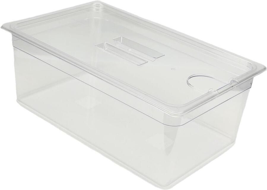 Sous Vide Container Slowcooker Bak Maaltijdbereiding Keuken Grote Capaciteit 25 Liter Transparant
