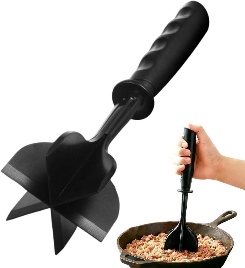 Generico Vleesmolen voor gehakt vlees hakmolen en vleesklopper voor de keuken ergonomisch voor kip aardappelen gevogelte keuken thuis bereiding maaltijden woning restaurant