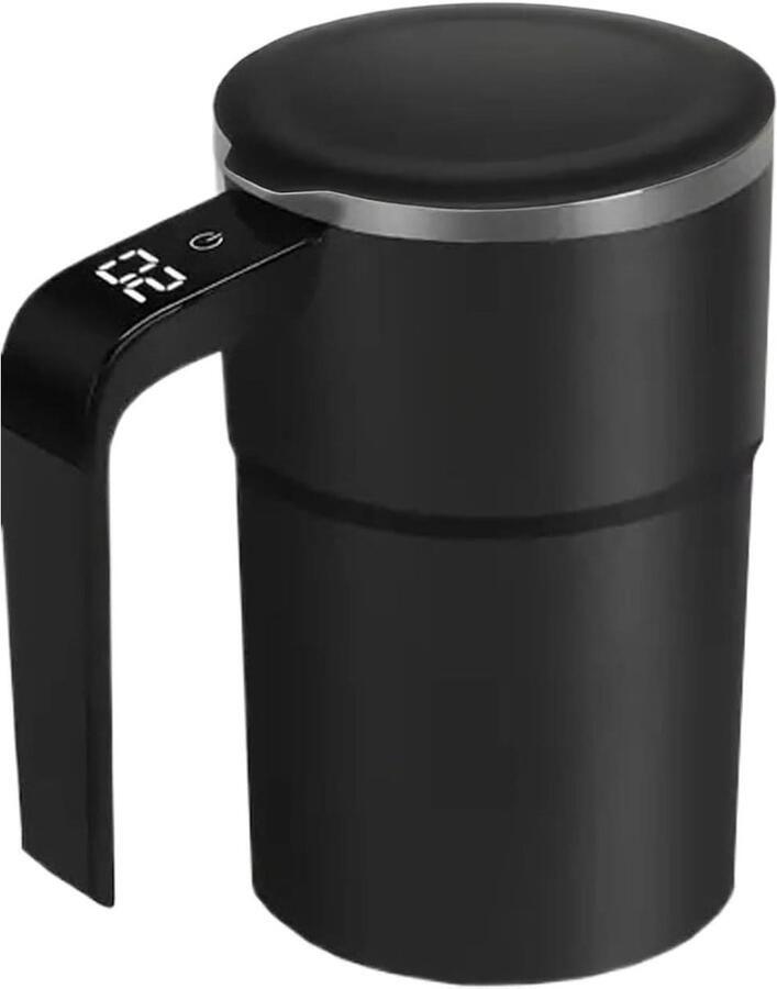 Generisch Roerbeker temperatuurweergave oplaadbare intelligente draagbare roterende mixbeker voor dranken voor melkdranken thee dranken en warme dranken