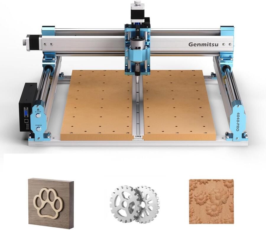 Genmitsu CNC Machine 4040-PRO voor Hout Acryl MDF Nylon Carving Snijden GRBL Controle 3 Axis CNC Router Machine ShopVlot