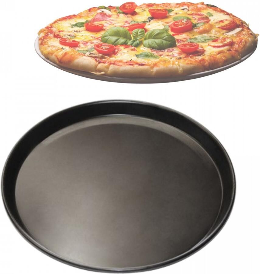 RED FOX Professionele Pizza Bakplaat Geoxideerd 36 cm