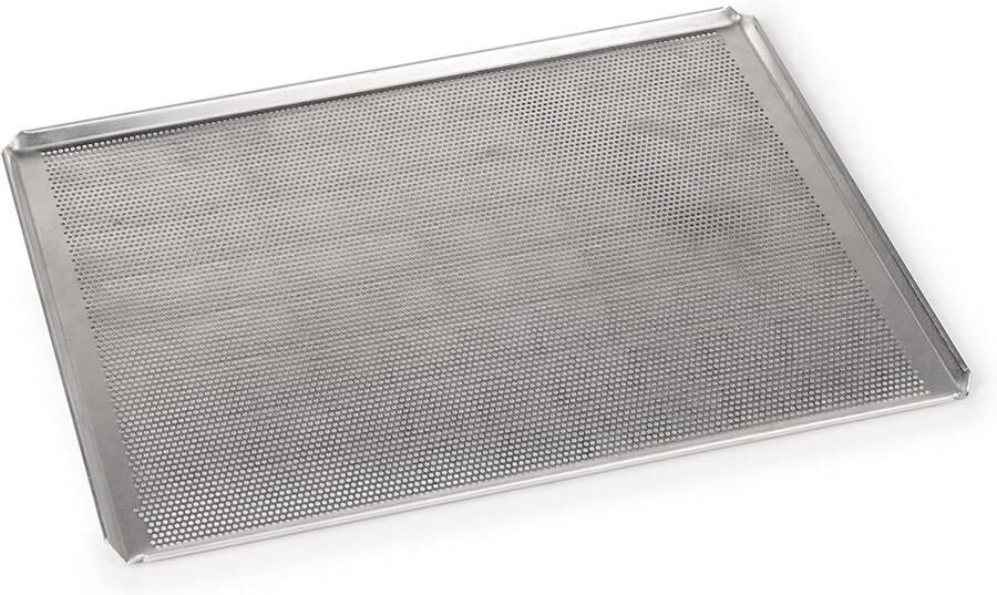 Geperforeerde Aluminium Bakplaat 30x40 cm voor Oven Zonder Antiaanbaklaag