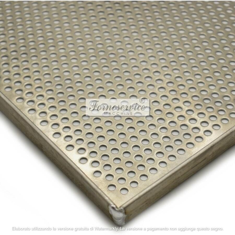 Geperforeerde Bakplaat Aluminium Bakplaat Professioneel Bakken Grote Luchtdoorgang 60 x 40 cm Aluminium