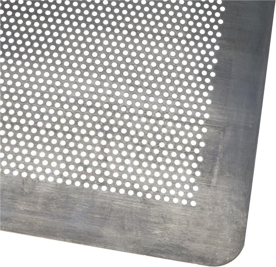 Geperforeerde Bakplaat met gaten Bakken en braden Optimale ruimte benutting 40x30cm Zilver