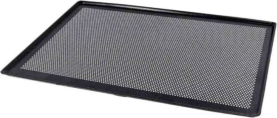 Geperforeerde Bakplaat Oven Roosterplaat Bakken en Braden Geperforeerd Ontwerp 53 x 325 cm Grijs