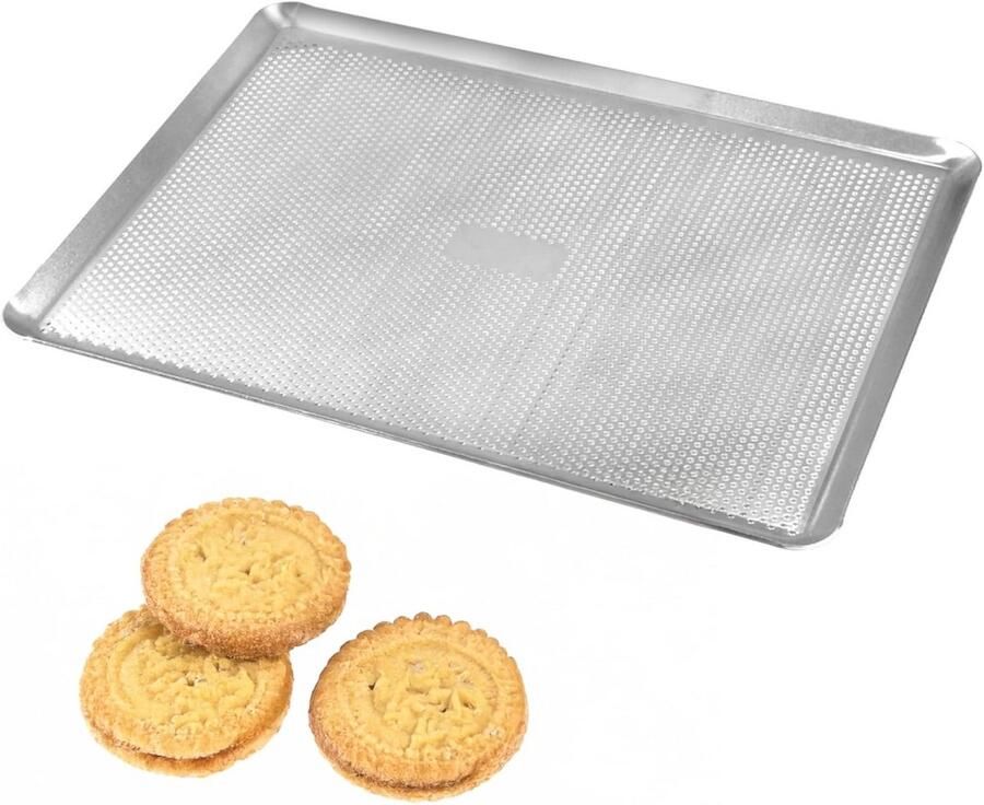 Geperforeerde Bakplaat voor Perfect Koken Aluminium 40x30 cm