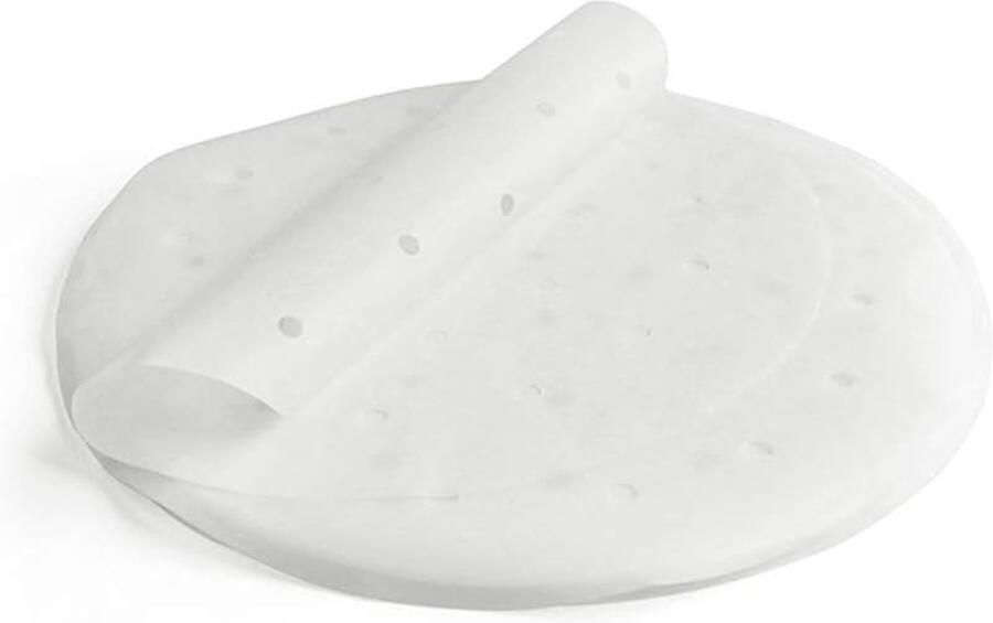 Geperforeerde Bamboestoomliner's voor Luchtfriteuse 100 Stuks 20 cm
