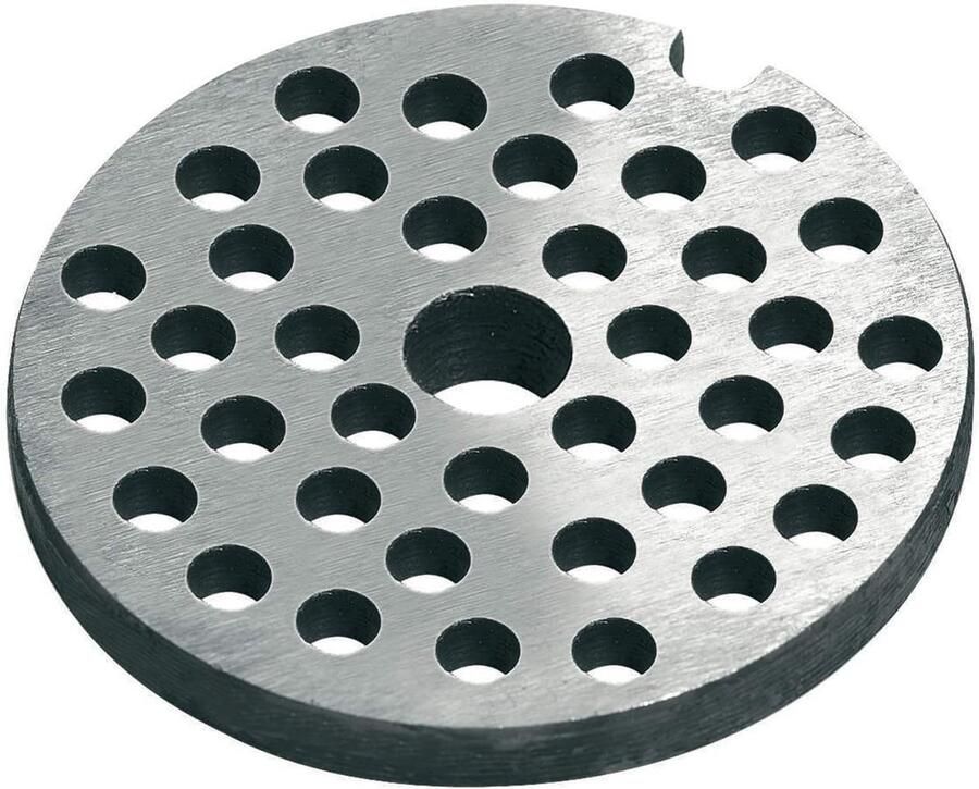 Geperforeerde Schijf Gatschijf Vleesmolen Vlees Vis Groenten Malen Vervangende Onderdeel 45 mm Zilver
