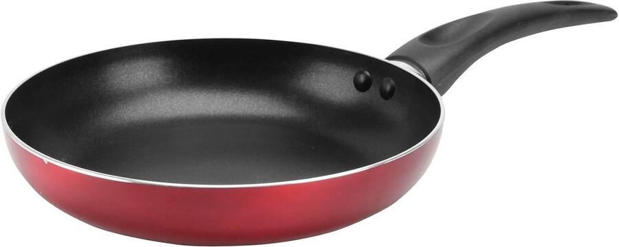 Geperste Aluminium Pan Ø 20 cm Kleur Metallic Rood Anti-aanbaklaag Geschikt voor Alle Warmtebronnen