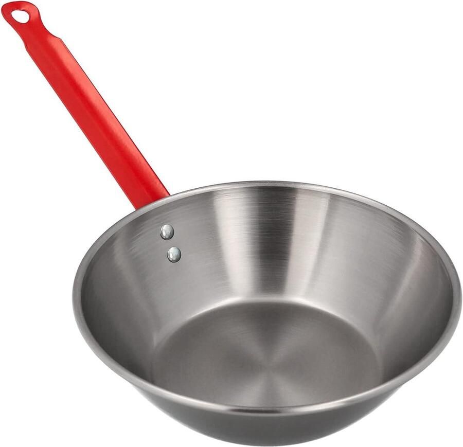 Gepolijste ijzeren koekenpan met steel Lekker koken Voor alle warmtebronnen 32 cm diameter Zwart