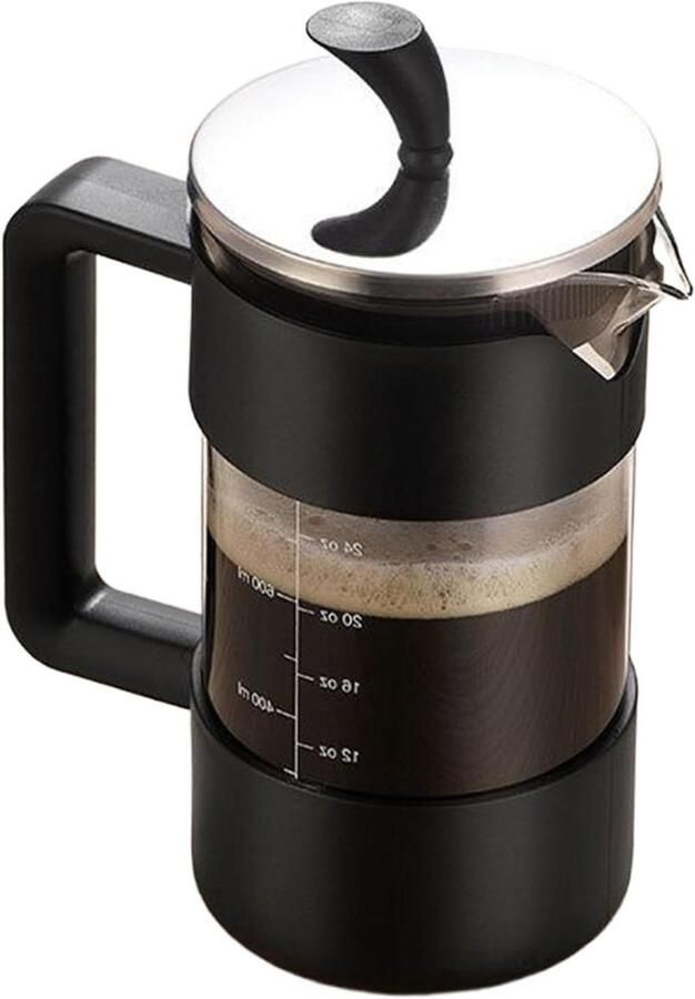 Gepresse Koffiezetter French Press Koffie Zetten Druppelvrij Schenken 1 Liter Glas