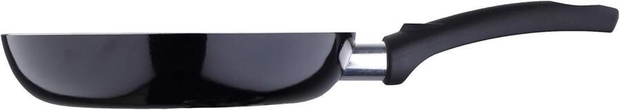 Geprest aluminium braadpan met bakelieten handgreep 30 cm