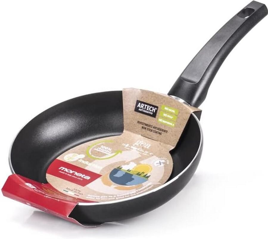 Gerecycled Aluminium Pan 20 cm Geschikt voor Alle Kookplaten Inductie Gas en Elektrisch