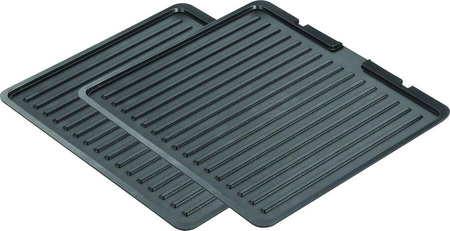 Geribbeld Vervangende Grillplaten voor Contactgrills Perfecte Accessoire voor Thuis