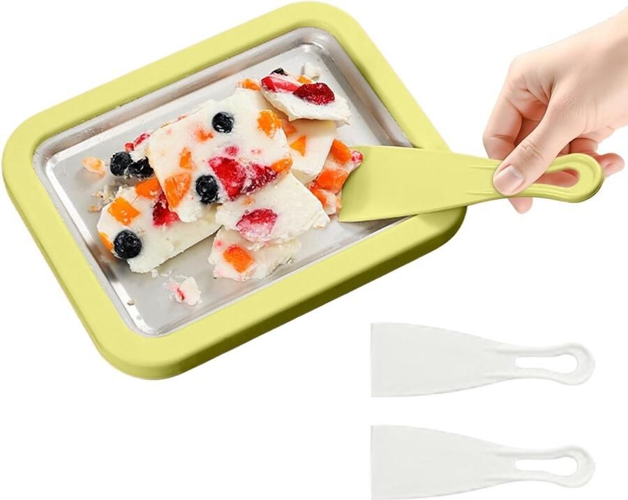 Gerold Ijs Bereider Yoghurt Bak Thuis Feesten Dubbele Spatels 22.6 cm Groen