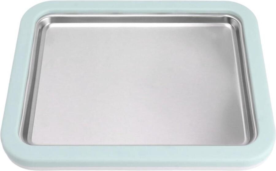 Rolled Ijsmachine DIY Dessert Maker Zelfgemaakte Desserts Maken Handmatig Niet-elektrisch 26x21x3.5cm Zilver