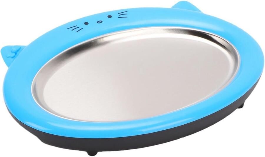 Gerolde Ijsmachine Dessert Maker Zelf Desserts Maken Katten Thema Design Met 2 Spatels Blauw